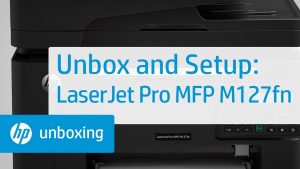 Huong dan cai dat may in HP LaserJet Pro MFP M127fn